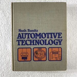 Vintage Automotive Technology Hardcover Book